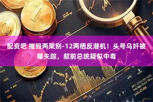 配资吧 摧毁两架别-12两栖反潜机！头号乌奸被曝失踪，叙前总统疑似中毒